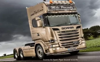 Scania l6 Open Pipe Sound v3.0