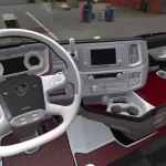 Scania R & S White - Red Interior 1.41.x