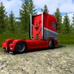 Scania S LavaRed Skin v1.0