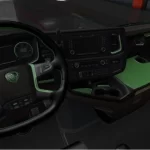 Scania S & R Black - Green Interior 1.41.x