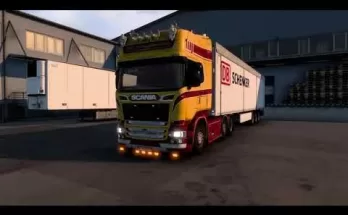 Scania V8 Open pipe with FKM Garage exhaust system v1.0