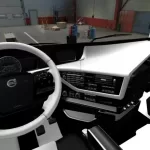 Volvo FH 2012 Black - White Interior 1.41.x