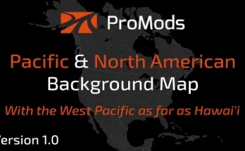 PROMODS PACIFIC & NORTH AMERICAN BACKGROUND MAP V1.0