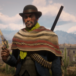 RDR1 Short Mexican Poncho for Javier