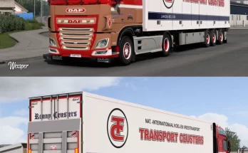 DAF XF Euro 6 Ronny Ceusters skin pack 1.41