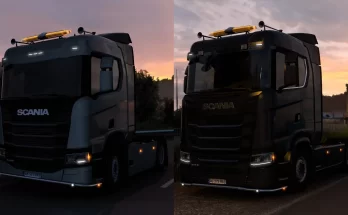 Front position lights: Scania 2016 1.42