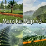 Maizika Map v3 Save Game Profile ETS2 1.36 to 1.42