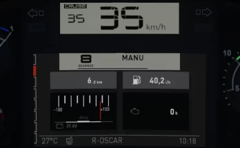 Renault T (+Evolution) Realistic Dashboard Computer 1.42