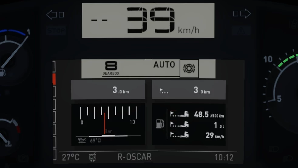 Renault T (+Evolution) Realistic Dashboard Computer 1.42