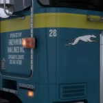 GREYHOUND VAN LINES TRUCKS AND TRAILER PAINTJOB V1.0