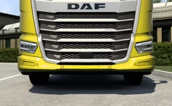 Bumpers without foglights for DAF 2021 1.42