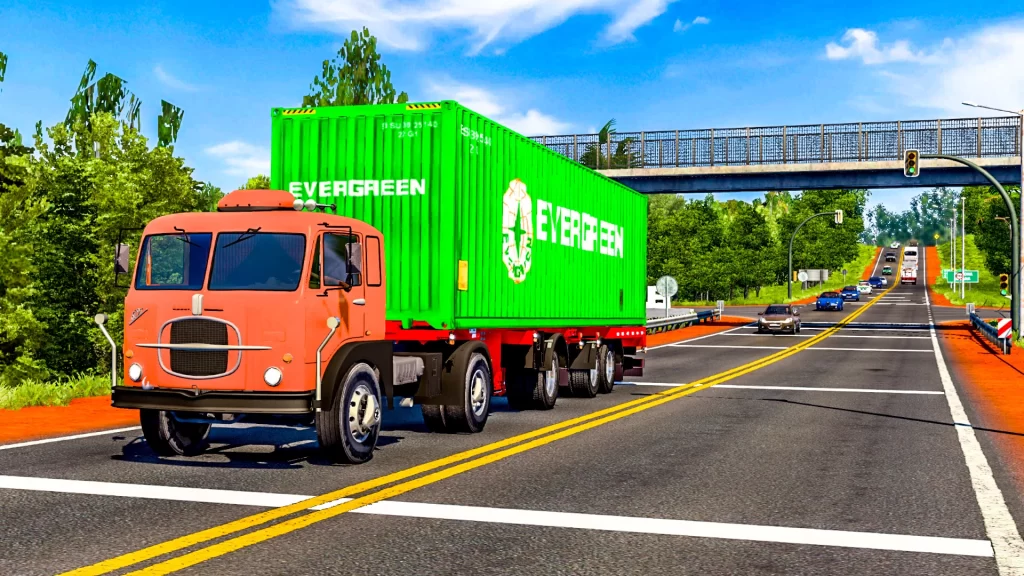 Evergreen Container Trailer Mod - ETS2 1.43