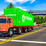 Evergreen Container Trailer Mod - ETS2 1.43