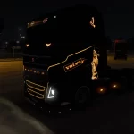 Fire Glowing and Stangard Skin for Volvo FH16 2012 1.42