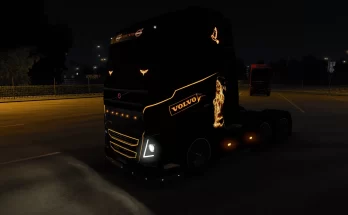 Fire Glowing and Stangard Skin for Volvo FH16 2012 1.42