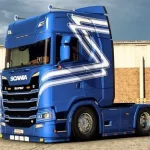 Changeable metallic paintjob for the Scania NG 1.43