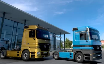 Mercedes Actros MPI&MPII v1.7 1.43