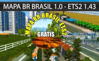 New MAPA BR BRASIL 1.0 - ETS2 1.43