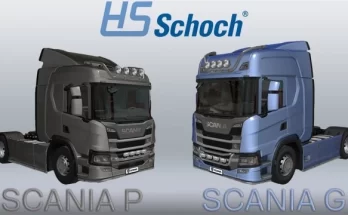 Next Generation Scania P G R S Pack - HS Schoch DLC Pack 1.43