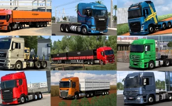 Pack with more than 10 BR style trucks 1.43