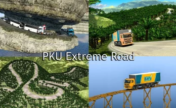PKU EXTREME ROAD MAP SAVE GAME PROFILE - ETS2 1.43