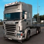 Scania RJL Topline Interior GREY Plusch Danish 1.43