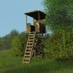 Raised blind (transportable, with damage caused by wild boars) v 1.1
