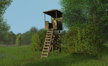 Raised blind (transportable, with damage caused by wild boars) v 1.1