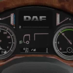Custom dashboard for DAF XF 105 1.43