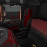 DAF XF Euro 6 Red Interior 1.43