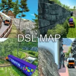 DSL Map Mod by Black Dragon [Extreme Roads] - ETS2 1.43