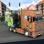 Minecraft Scania S & Trailer Skin 1.43