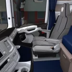 Scania S & R White - Black - Blue Interior 1.43