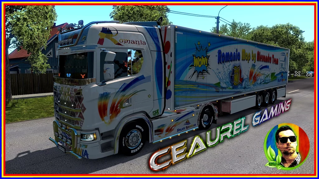 Skin Romanian map by Ceaurel gaming 1.43.x