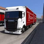 Tandem Krone addon for Scania P G R S 1.43