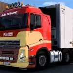 Volvo FH5 Uhlens Transport Aalesund Skin 1.43