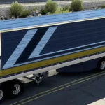 SCS BOX TRAILER EDITED: CHROMED FRAME, DOOR, AND BUMPER 1.43