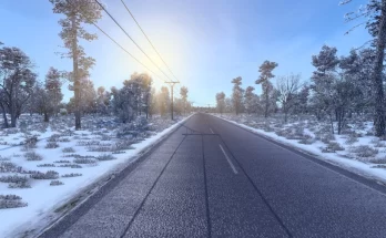 Clean Roads For Frosty Winter Mod v9.0