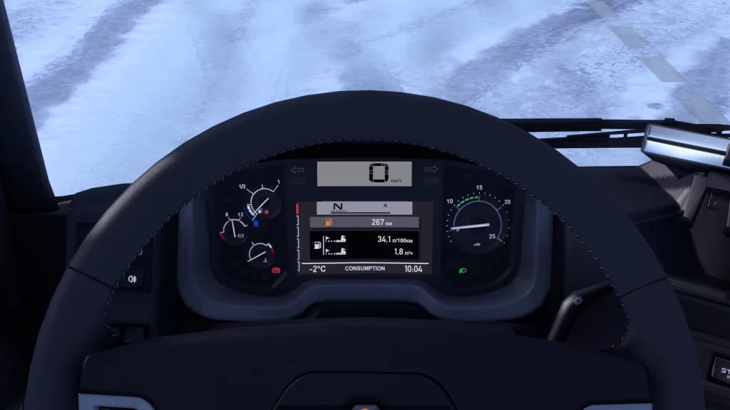 Renault Range T Improved Dashboard v1.1 1.43