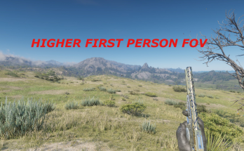 Custom First Person FOV V1.0.1