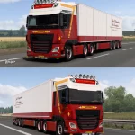 DAF XF Euro 6 Jan C. Swijnenburg Skin Pack 1.43