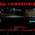 Digital mirrors Scania RJL v1.0