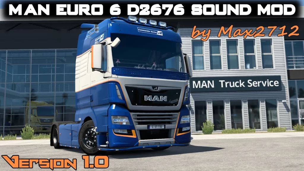 MAN Euro 6 D2676 sound 1.43