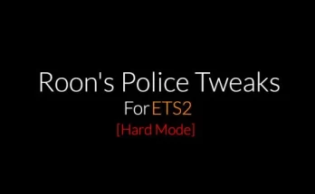 Police Tweaks for ETS2 [Hard Mode] by Roon - 1.43