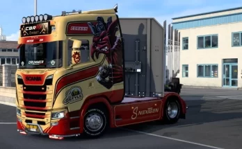 Scania S NG Angry Griffin Skin v1.0