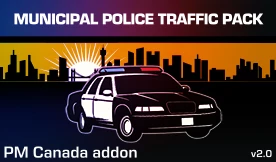 MUNICIPAL POLICE TRAFFIC PACK - PROMODS CANADA ADDON V2.0 - 1.43