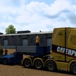 CAT skin for Scania 8x4 v1.0