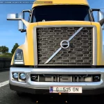 Highly detailed Volvo VNL 2018 in Traffic ETS2 1.43