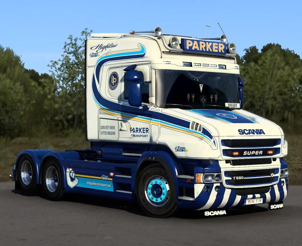 Parker Transport RJL Scania T Skin v1.0