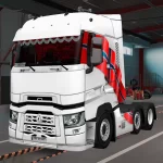 Renault T Black & Red Plush Interior and Exterior 1.43